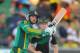 Youngster de Kock was in good form.