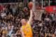 LOS ANGELES, CA - NOVEMBER 15: Chris Kaman #9 of the Los Angeles Lakers dunks against the Memphis Grizzlies at Staples Center on November 15, 2013 in Los Angeles, California. NOTE TO USER: User expressly acknowledges and agrees that, by downloading and/or
