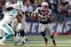 Oct 27, 2013; Foxborough, MA, USA; New England Patriots running back Stevan Ridley (22) runs against the Miami Dolphins during the fourth quarter of their 27-17 win at Gillette Stadium. Mandatory Credit: Winslow Townson-USA TODAY Sports