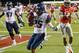 LAS VEGAS, NV - SEPTEMBER 07: Ka'Deem Carey #25 of the Arizona Wildcats scores a touchdown against the UNLV Rebels during their game at Sam Boyd Stadium on September 7, 2013 in Las Vegas, Nevada. Arizona won 58-13. (Photo by Ethan Miller/Getty Images)