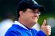 DURHAM, NC - NOVEMBER 16: Coach David Cutcliffe of the Duke Blue Devils flashes a thumbs-up to the fans before a game against the Miami Hurricanes at Wallace Wade Stadium on November 16, 2013 in Durham, North Carolina. (Photo by Grant Halverson/Getty Im