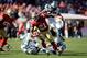 SAN FRANCISCO, CA - NOVEMBER 10: Frank Gore #21 of the San Francisco 49ers runs with the ball against the Carolina Panthers at Candlestick Park on November 10, 2013 in San Francisco, California. (Photo by Ezra Shaw/Getty Images)