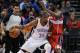 Mar 27, 2013; Oklahoma City, OK, USA; Oklahoma City Thunder forward Kevin Durant (35) handles the ball against Washington Wizards center Emeka Okafor (50) during the second half at Chesapeake Energy Arena. Mandatory Credit: Mark D. Smith-USA TODAY Sports