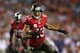 TAMPA, FL - NOVEMBER 11: Vincent Jackson #83 of the Tampa Bay Buccaneers carries the ball in the first quarter against the Miami Dolphins at Raymond James Stadium on November 11, 2013 in Tampa, Florida. (Photo by Mike Ehrmann/Getty Images)