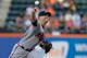 NEW YORK, NY - JULY 24: Tim Hudson #15 of the Atlanta Braves pitches in the first inning against the New York Mets at Citi Field on July 24, 2013 at Citi Field in the Flushing neighborhood of the Queens borough of New York City. (Photo by Mike Stobe/Get