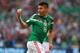 MEXICO CITY, MEXICO - NOVEMBER 13: Oribe Peralta of Mexico celebrate during a match between Mexico and New Zealand as part of the FIFA World Cup Qualifiers at Azteca Stadium on November 13, 2013 in Mexico City, Mexico. (Photo by Hector Vivas/Getty Images)