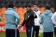 BARNET, ENGLAND - NOVEMBER 17: Joachim Loew, Head Coach of Germany gestures during the Germany Training Session at The Hive on November 17, 2013 in Barnet, England. (Photo by Tony Marshall/Getty Images)
