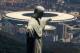 RIO DE JANEIRO, BRAZIL - NOVEMBER 12: An aerial view of the Christ The Redeemer statue (F) and the Maracana Stadium (B) on November 12, 2013 in Rio de Janeiro, Brazil. (Photo by Buda Mendes/Getty Images)