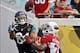 Nov 17, 2013; Jacksonville, FL, USA; On fourth down, Jacksonville Jaguars wide receiver Cecil Shorts III (84) leaps to catch a pass as Arizona Cardinals cornerback Patrick Peterson (21) defends in the fourth quarter of their game at EverBank Field. The pa