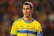 LISBON, PORTUGAL - NOVEMBER 15: Zlatan Ibrahimovich of Sweden looks on during the FIFA 2014 World Cup Qualifier Play-off First Leg between Portugal and Sweden at Estadio da Luz on November 15, 2013 in Lisbon, Portugal. (Photo by Mike Hewitt/Getty Images