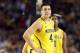ATLANTA, GA - APRIL 08: Mitch McGary #4 of the Michigan Wolverines reacts against the Louisville Cardinals during the 2013 NCAA Men's Final Four Championship at the Georgia Dome on April 8, 2013 in Atlanta, Georgia. (Photo by Andy Lyons/Getty Images)