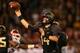 WACO, TX - NOVEMBER 07: Quarterback Bryce Petty #14 of the Baylor Bears throws the ball in the first quarter against the Oklahoma Sooners at Floyd Casey Stadium on November 7, 2013 in Waco, Texas. (Photo by Ronald Martinez/Getty Images)