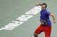 BELGRADE, SERBIA - NOVEMBER 17: Radek Stepanek of Czech Republic celebrates victory during the men's singles match between Dusan Lajovic of Serbia and Radek Stepanek of Czech Republic on day three of the Davis Cup World Group Final between Serbia and Czec
