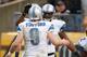PITTSBURGH, PA - NOVEMBER 17: Calvin Johnson #81 of the Detroit Lions celebrates a second quarter touchdown with Matthew Stafford #9 while playing the Pittsburgh Steelers at Heinz Field on November 17, 2013 in Pittsburgh, Pennsylvania. (Photo by Gregory
