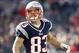 Nov 11, 2012; Foxborough, MA, USA; New England Patriots wide receiver Wes Welker (83) reacts after missing a pass against the Buffalo Bills during the first quarter at Gillette Stadium. Mandatory Credit: David Butler II-USA TODAY Sports