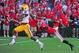 ATHENS, GA - SEPTEMBER 28: Jarvis Landry #80 of the LSU Tigers runs with a catch for a touchdown against Damian Swann #5 of the Georgia Bulldogs at Sanford Stadium on September 28, 2013 in Athens, Georgia. (Photo by Scott Cunningham/Getty Images)