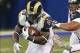 Nov 10, 2013; Indianapolis, IN, USA; St. Louis Rams running back Zac Stacy (30) runs the ball during the first quarter against the Indianapolis Colts at Lucas Oil Stadium. Mandatory Credit: Pat Lovell-USA TODAY Sports