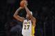 November 17, 2013; Los Angeles, CA, USA; Los Angeles Lakers center Jordan Hill (27) shoots a basket against the Detroit Pistons during the first half at Staples Center. Mandatory Credit: Gary A. Vasquez-USA TODAY Sports