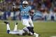 NASHVILLE, TN - NOVEMBER 14: Delanie Walker #82 of the Tennessee Titans runs with the ball during the game against the Indianapolis Colts at LP Field on November 14, 2013 in Nashville, Tennessee. (Photo by Andy Lyons/Getty Images)