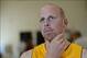 Sep 28, 2013; El Segundo, CA, USA; Los Angeles Lakers center Chris Kaman (9) is interviewed during media day at the Lakers Training Facility. Mandatory Credit: Jayne Kamin-Oncea-USA TODAY Sports