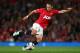MANCHESTER, ENGLAND - SEPTEMBER 25: Javier Hernandez of Manchester United in action during the Capital One Cup Third Round match betwen Manchester United and Liverpool at Old Trafford on September 25, 2013 in Manchester, England. (Photo by Julian Finney