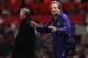 MANCHESTER, UNITED KINGDOM - APRIL 17: Sheffield United Manager Neil Warnock shouts instructions to his players during the Barclays Premiership match between Manchester United and Sheffield United at Old Trafford on April 17, 2007 in Manchester, England.