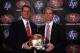 Jim Harbaugh (left) and Trent Baalke (right) inhereted a talent-laden team.