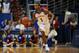 Nov 8, 2013; Lawrence, KS, USA; Kansas Jayhawks guard Wayne Selden, Jr. (1) dribbles the ball down the court during the first half of the game against the Louisiana Monroe Warhawks at Allen Fieldhouse. Mandatory Credit: Denny Medley-USA TODAY Sports