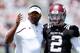 Sumlin with TAMU QB Johnny Manziel
