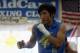 HOLLYWOOD, CA - JULY 11: Zou Shiming of China trains at Wild Card Boxing Club ahead of his six-round bout against Jesus Ortega on July 11, 2013 in Hollywood, California. (Photo by Jeff Gross/Getty Images)