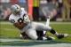 Nov 17, 2013; Houston, TX, USA; Oakland Raiders receiver Rod Streater (80) catches a 16-yard touchdown pass in the first quarter against the Houston Texans at Reliant Stadium. Mandatory Credit: Kirby Lee-USA TODAY Sports