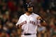 BOSTON, MA - OCTOBER 30: Jacoby Ellsbury #2 of the Boston Red Sox in action against the St. Louis Cardinals during Game Six of the 2013 World Series at Fenway Park on October 30, 2013 in Boston, Massachusetts. (Photo by Elsa/Getty Images)