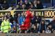 Suarez celebrates in style last season at Goodison.