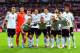 WARSAW, POLAND - JUNE 28: (L-R back row) Holger Badstuber, Manuel Neuer, Toni Kroos, Mats Hummels, Mario Gomez, Sami Khedira and Jerome Boateng (L-R front row) Philipp Lahm, Lukas Podolski, Bastian Schweinsteiger and Mesut Ozil of Germany line up for a