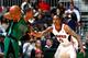 ATLANTA, GA - JANUARY 25: Rajon Rondo #9 of the Boston Celtics controls the ball against Jeff Teague #0 of the Atlanta Hawks at Philips Arena on January 25, 2013 in Atlanta, Georgia. NOTE TO USER: User expressly acknowledges and agrees that, by download