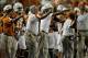 AUSTIN, TX - SEPTEMBER 10: Head coach Mack Brown of the Texas Longhorns yells from the sidelines in the NCAA game against the BYU Cougars on September 10, 2011 at Darrell K. Royal-Texas Memorial Stadium in Austin, Texas. Texas defeated BYU 17-16. (Photo
