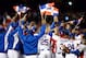 SAN FRANCISCO, CA - MARCH 19: The Dominican Republic celerbates after defeating Puerto Rico to win the Championship Round of the 2013 World Baseball Classic by a score of 3-0 at AT&T Park on March 19, 2013 in San Francisco, California. (Photo by Thearon