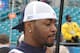 The unforgettable Hank Poteat at Super Bowl media day.
