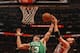 TORONTO, CANADA - OCTOBER 30: Kris Humphries #43 of the Boston Celtics grabs a rebound against the Toronto Raptors during the game on October 23, 2013 at the Air Canada Centre in Toronto, Ontario, Canada. NOTE TO USER: User expressly acknowledges and ag