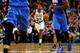 BOSTON, MA - NOVEMBER 11: Jordan Crawford #27 of the Boston Celtics carries the ball up the floor against the Orlando Magic during a game at the TD Garden on November 11, 2013 in Boston, Massachusetts. NOTE TO USER: User expressly acknowledges and agrees
