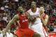 Jordan is competing with Dwight Howard to become the league leader in rebounding.