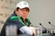 WELLINGTON, NEW ZEALAND - NOVEMBER 19: Coach Miguel Herrera of Mexico speaks to media during a press conference at Westpac Stadium on November 19, 2013 in Wellington, New Zealand. (Photo by Hagen Hopkins/Getty Images)
