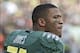 Nov 26, 2011; Eugene, OR, USA; Oregon Ducks running back LaMichael James (21) celebrates a touchdown against the Oregon State Beavers during the first half at Autzen Stadium. Mandatory Credit: Jim Z. Rider-USA TODAY Sports