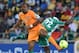 RUSTENBURG, SOUTH AFRICA - FEBRUARY 03: Didier Drogba of Ivory Coast and Kenneth Omeruo of Nigeria during the 2013 Orange African Cup of Nations 3rd Quarter Final match between Ivory Coast and Nigeria at Royal Bafokeng Stadium on February 03, 2013 IN Rust