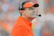 Sep 14, 2013; Auburn, AL, USA; Auburn Tigers head coach Gus Malzahn during the first quarter of the game against the Mississippi State Bulldogs at Jordan Hare Stadium. Mandatory Credit: Shanna Lockwood-USA TODAY Sports