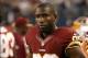 Oct 13, 2013; Arlington, TX, USA; Washington Redskins receiver Pierre Garcon (88) prior to the game against the Dallas Cowboys at AT&T Stadium. Mandatory Credit: Matthew Emmons-USA TODAY Sports