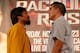 BEVERLY HILLS, CA - AUGUST 08: Manny Pacquiao (L) and Brandon Rios pose at a press conference previewing their upcoming match at Beverly Hills Hotel on August 8, 2013 in Beverly Hills, California. (Photo by Stephen Dunn/Getty Images)