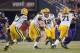 MINNEAPOLIS, MN - OCTOBER 27: Aaron Rodgers #12 of the Green Bay Packers pitches the football to teammate Eddie Lacy #27 during the game against the Minnesota Vikings on October 27, 2013 at Mall of America Field at the Hubert H. Humphrey Metrodome in Minn