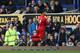 LIVERPOOL, ENGLAND - OCTOBER 28: Luis Suarez of Liverpool celebrates scoring the opening goal during the Barclays Premier League match between Everton and Liverpool at Goodison Park on October 28, 2012 in Liverpool, England. (Photo by Clive Brunskill/Ge