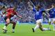 LIVERPOOL, ENGLAND - SEPTEMBER 11: Nani (L) of Manchester United takes on Leighton Baines of Everton during the Barclays Premier League match between Everton and Manchester United at Goodison Park on September 11, 2010 in Liverpool, England. (Photo by Mi